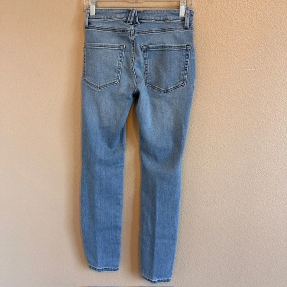 LC Lauren Conrad Women's Mid Rise Skinny Ankle Stretch Jeans 0‎